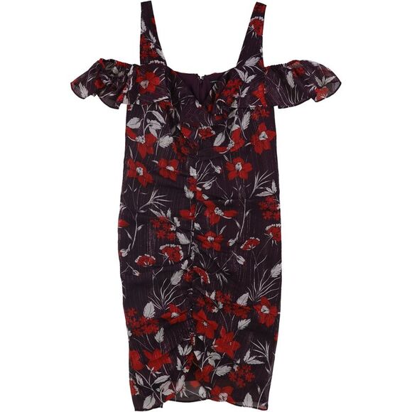 GUESS Womens Ruched Off-The-Shoulder Mini Dress, assorted, 2 - Picture 1 of 1